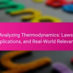 Analyzing Thermodynamics: Laws, Applications, and Real-World Relevance