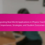 Integrating Real-World Applications in Physics Teaching: Importance, Strategies, and Student Outcomes
