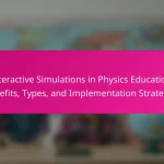 Interactive Simulations in Physics Education: Benefits, Types, and Implementation Strategies