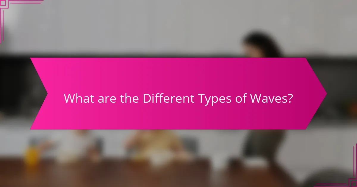 What are the Different Types of Waves?